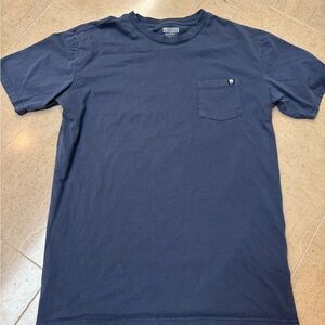 Garage Navy Pigment Dyed Pocket Tee